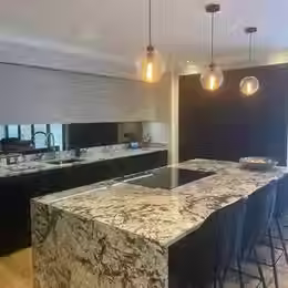Modern kitchen with island