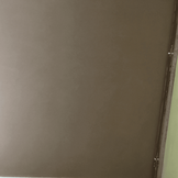 Newly finished dry plaster surface on living room wall