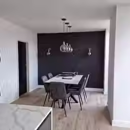 Modern kitchen with island