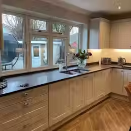 Modern kitchen with appliances