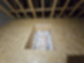 Attic access with ladder opening