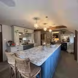 Modern kitchen with island