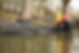 Specialist installing equipment for lakeside bank stabilisation