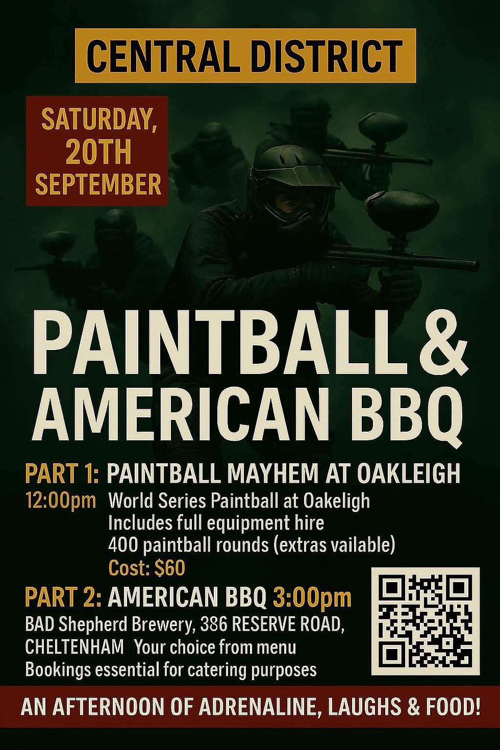 Paintball & American BBQ
