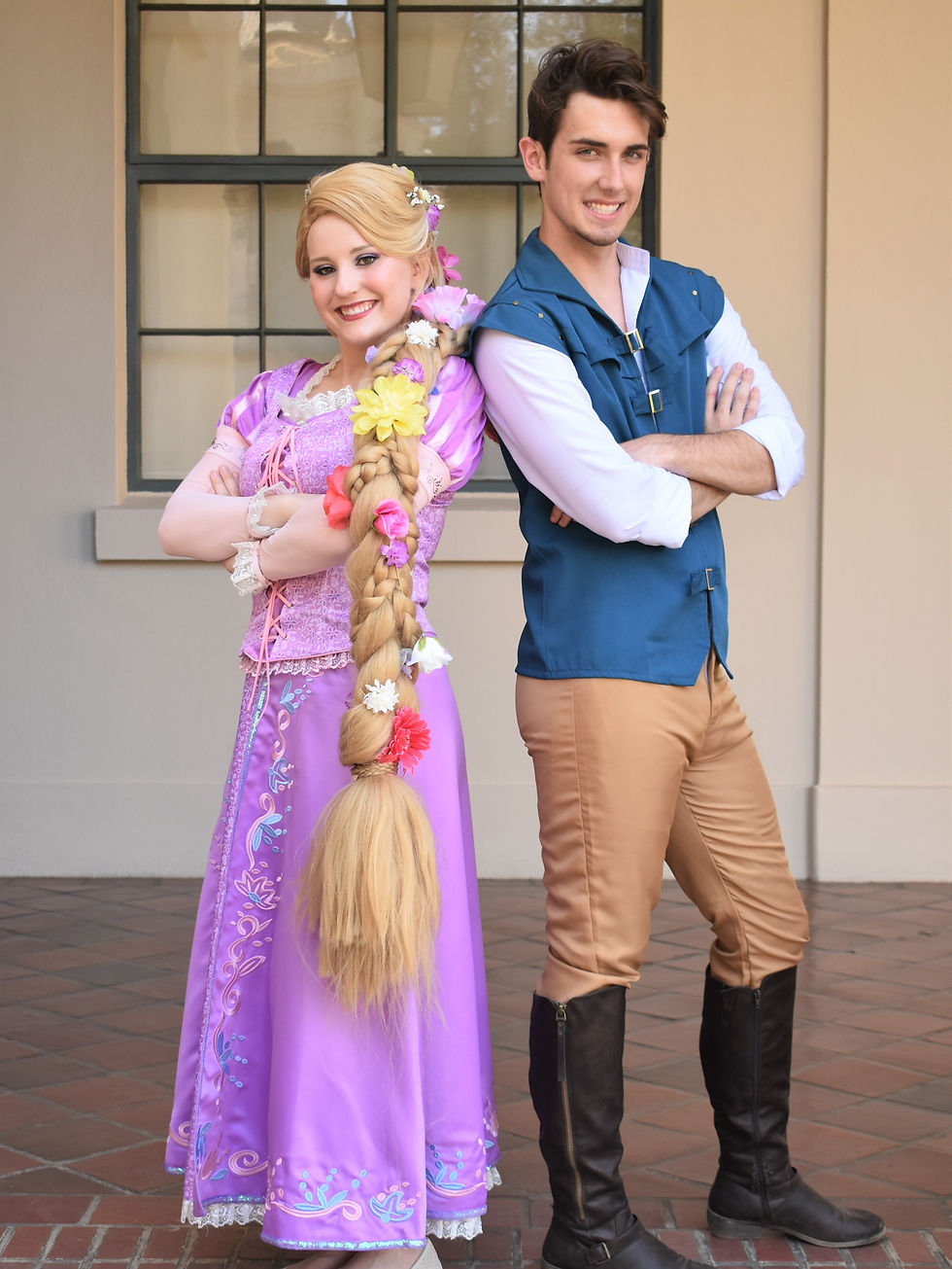 Rapunzel and Flynn Ryder