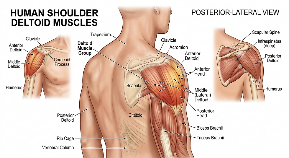 Deltoid muscles