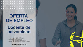 Oferta de empleo: Docente de universidad