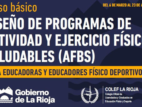 Admisión al Curso de Diseño de Programas de AFBS