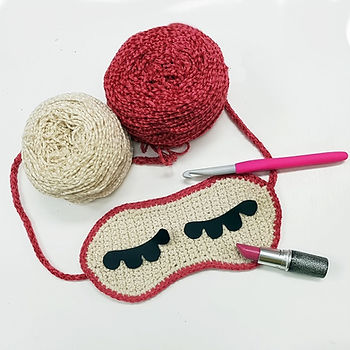 Patrón Antifaz de Crochet