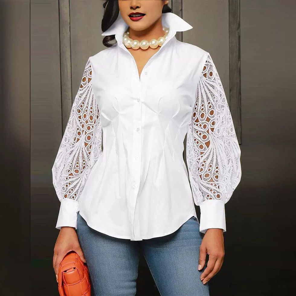 قميص نسائي بأكمام بلوفر