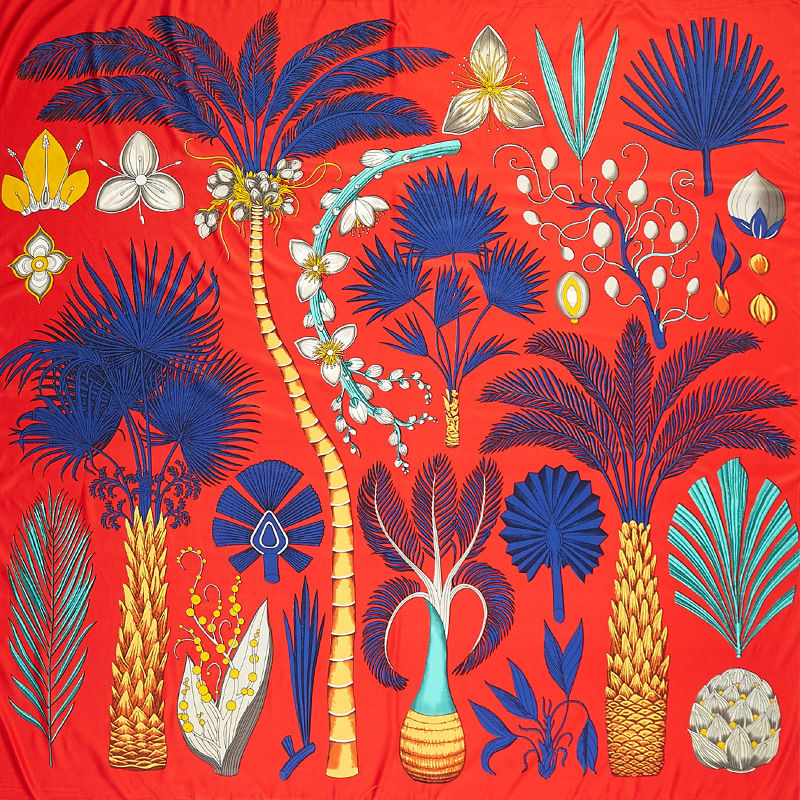 الصورة المصغرة: وشاح النخيل من الحرير