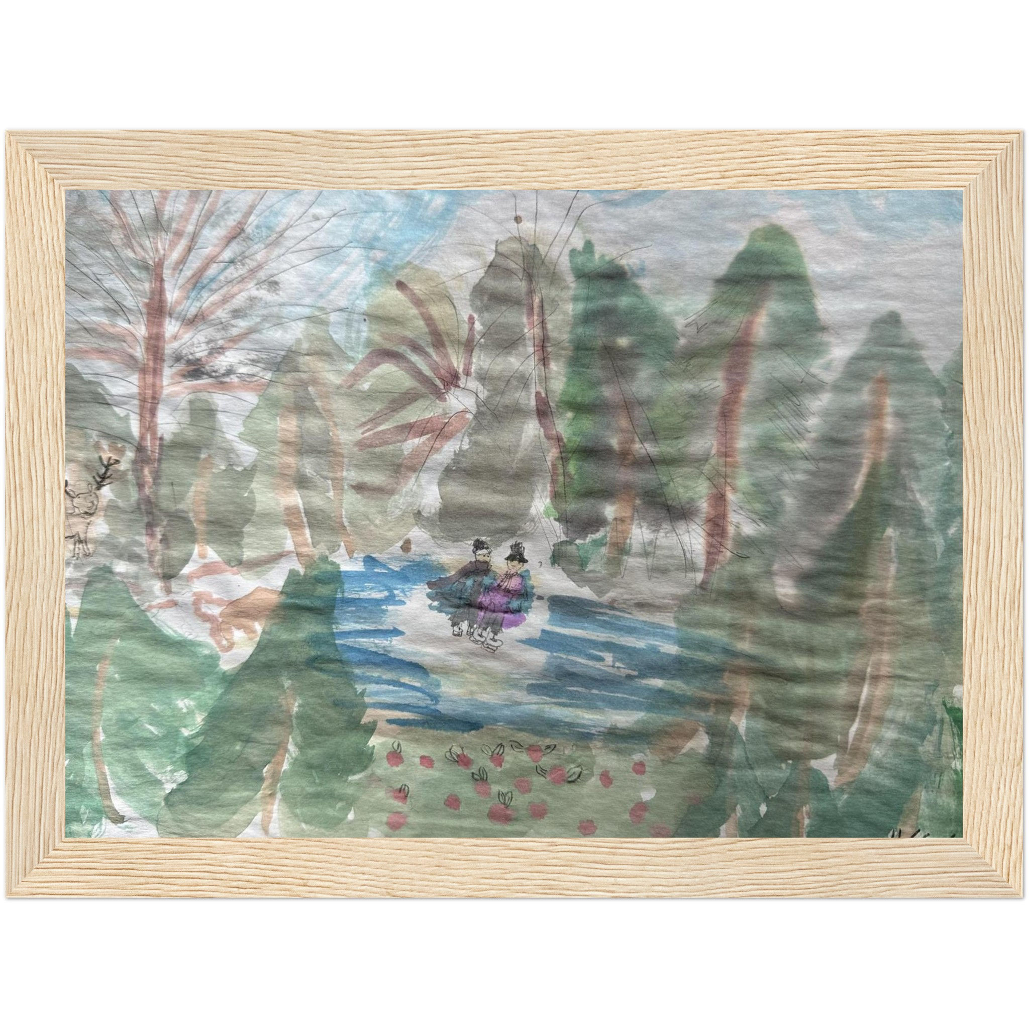 Premium Matte Paper Wooden Framed Poster