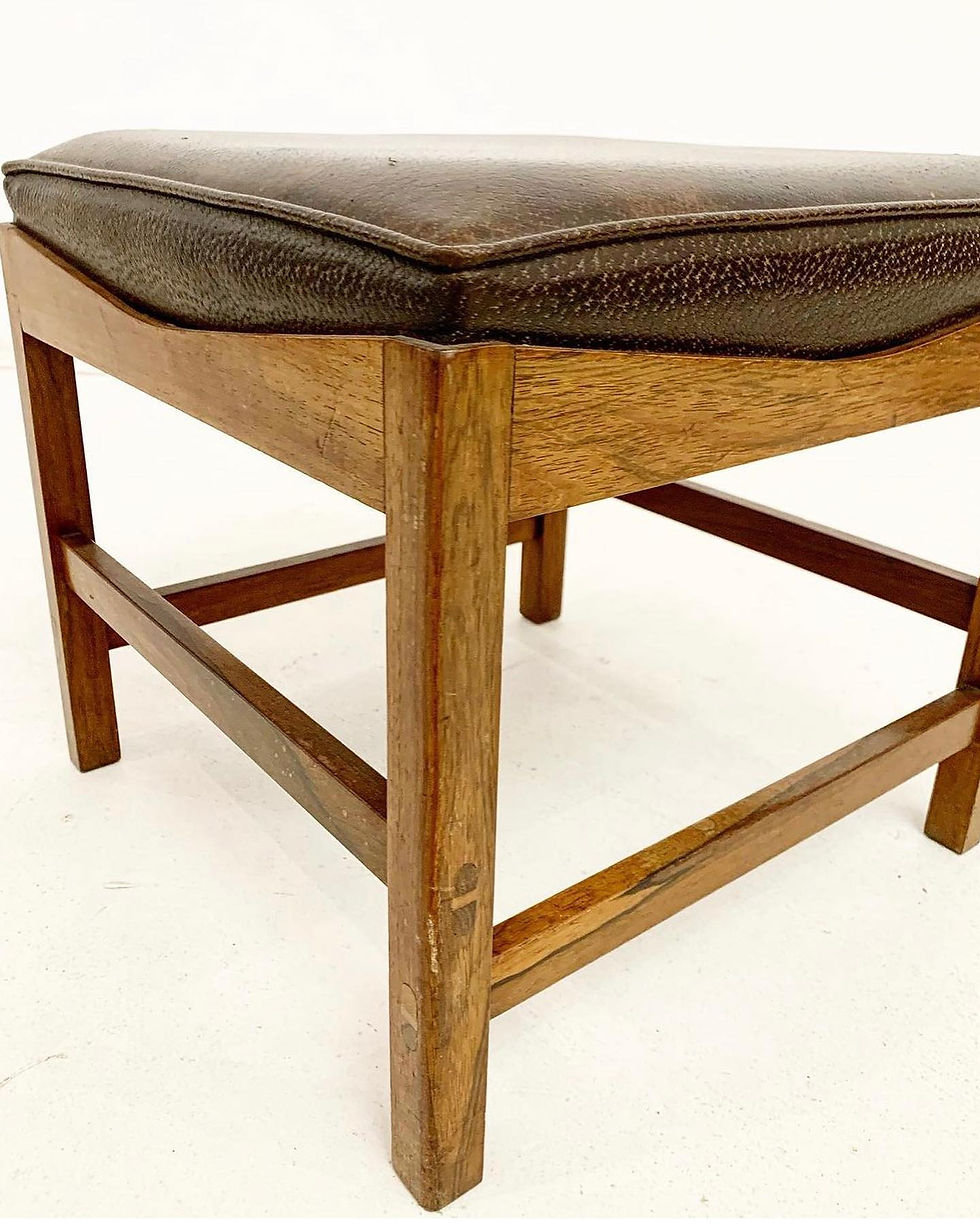 Miniatura: Mesa e banquetas/mesinhas encaixáveis Liceu de Artes e Ofícios em jacarandá