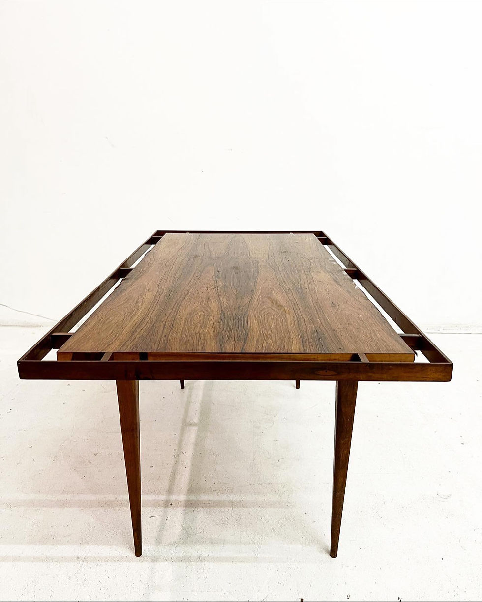 Miniatura: Mesa Branco&Preto, jacarandá década de 50/60