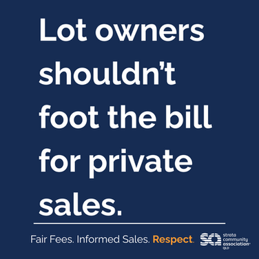 Queensland Lot Owners Forced to Subsidise Private Property Sales Under New Disclosure Regime
