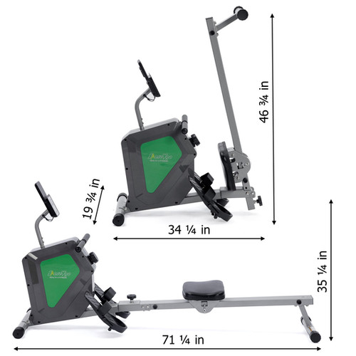Fitness Sharevgo Smart Rower SereneLife Smart Rowing Machine-Home