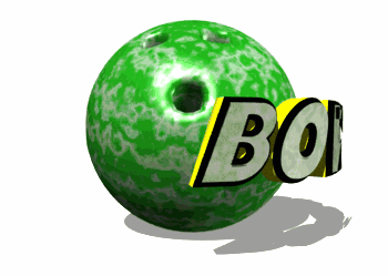 RotatingTextonBowlingBall.gif