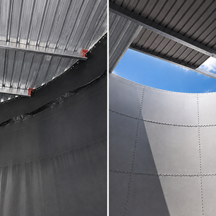 sprinkler tank butyl liner compared with an epoxy coating