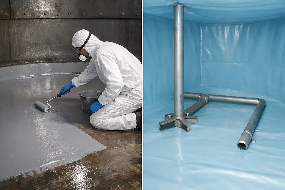 epoxy coating or water tank lining