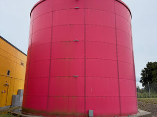 sprinkler tank refurbishment project in Sweden