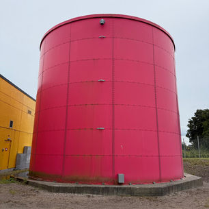 sprinkler tank refurbishment project in Sweden