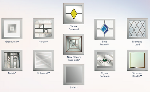 Urban Wellow Curve Composite Door Glass Options