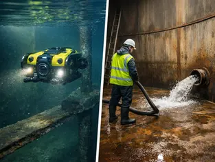 ROV Inspection vs Drain Down for Sprinkler Tanks