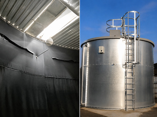 replacing and repair of fire water storage tanks