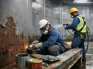 steel water tank corrosion repair