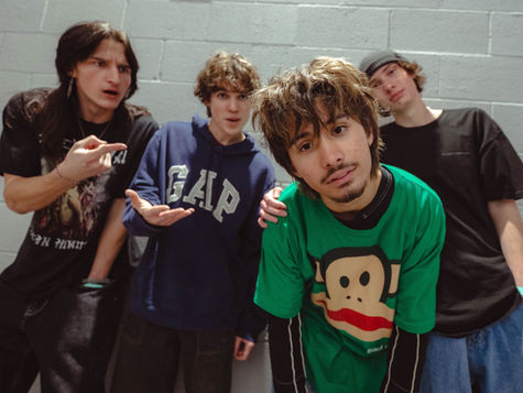 Bug Stomp formed in May of 2023 in San Marcos, California. From left to right: Garrett Duffy, Jonah Ressmer, Luke Primicias, and Jake Hedquist. Photo by Shawn Duong