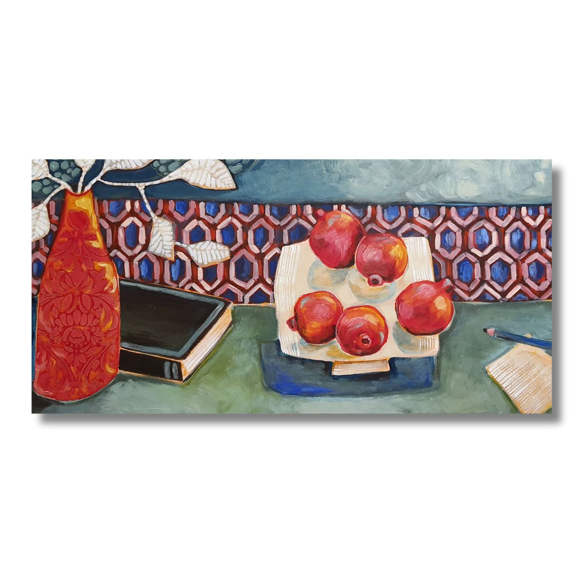 Petit Intérieur à Grenada - Peinture - Flora Merleau