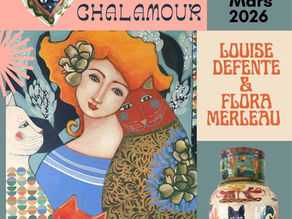 exposition mars 2026 peinture Flora Merleau céramique Louise Defente 