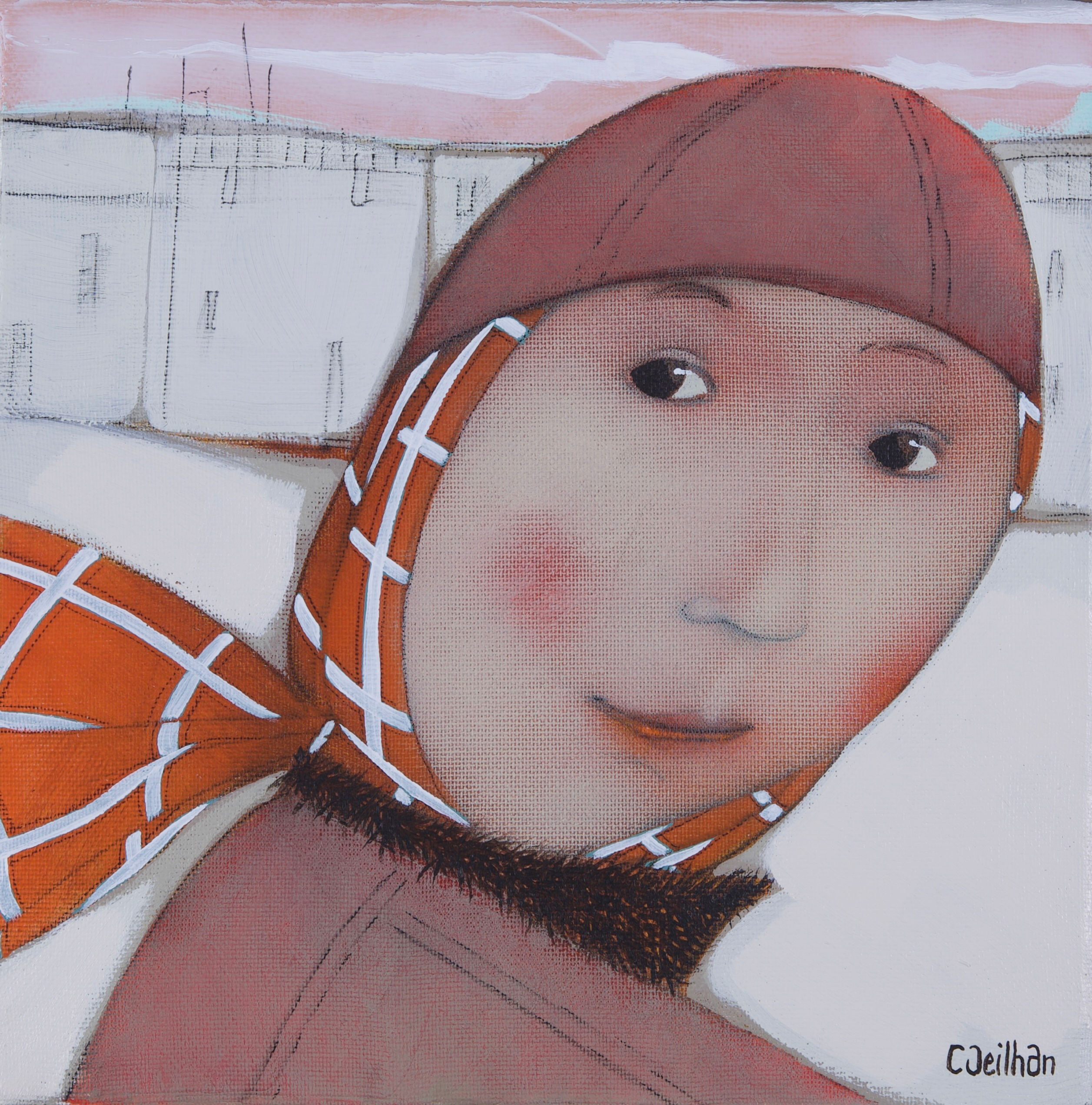 Un vent de liberté - peinture - Cécile Veilhan