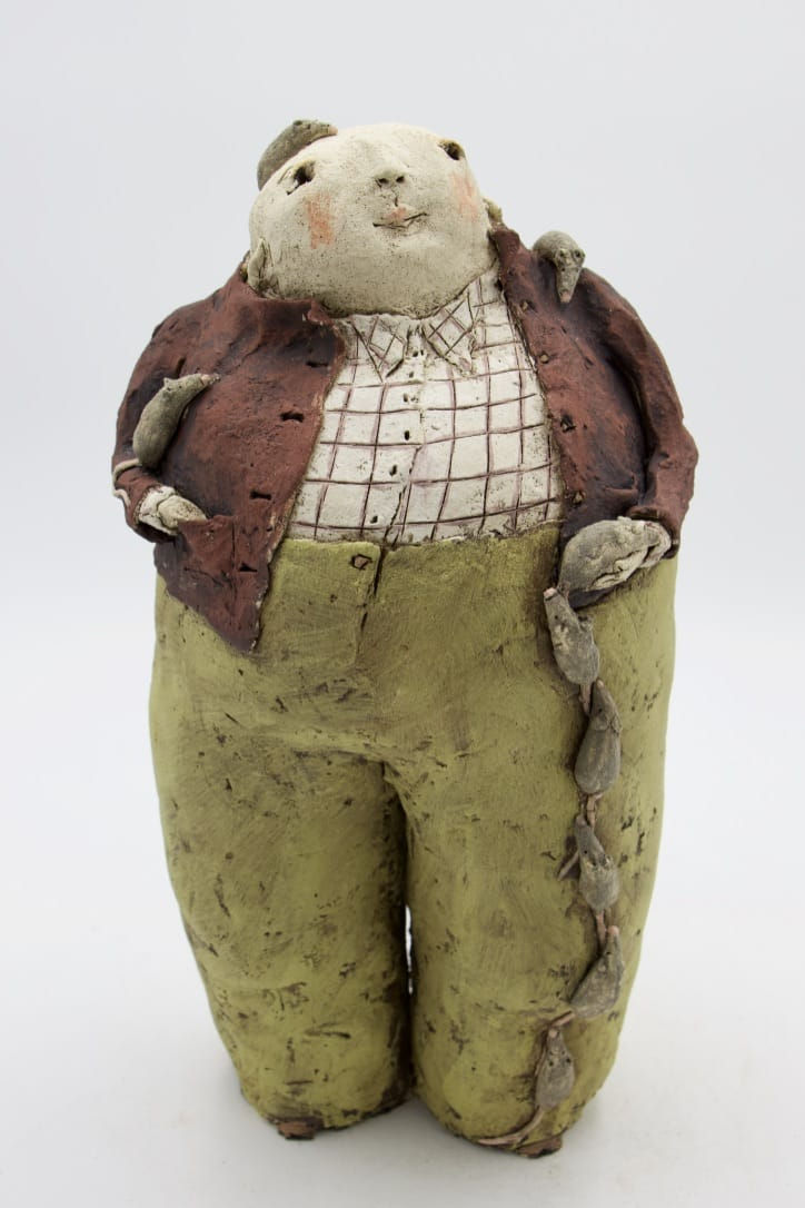 Prochaine résolution je me mets au pipeau - Sculpture - Anne-Sophie Gilloen