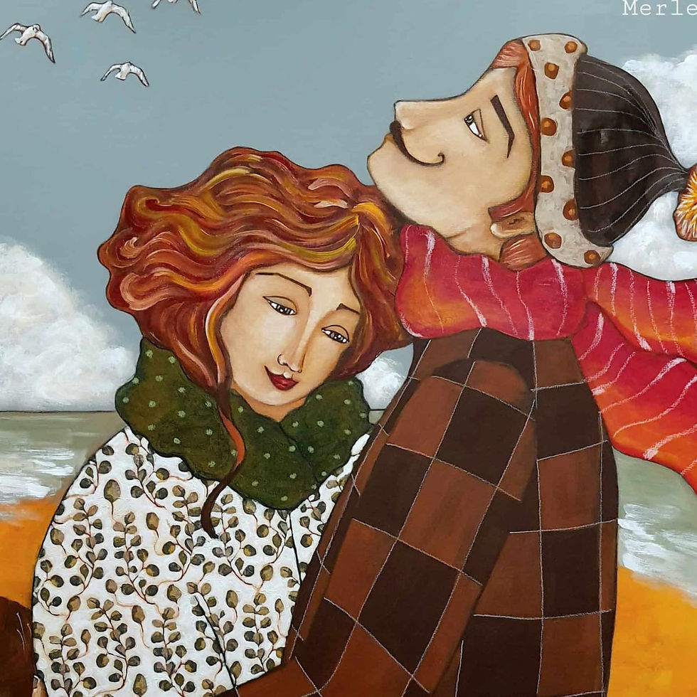 Miniature : Le Bonheur – Peinture - Flora Merleau