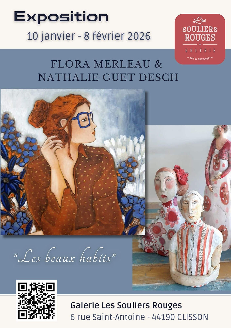 exposition artistique de Janvier et Février 2026 à Clisson