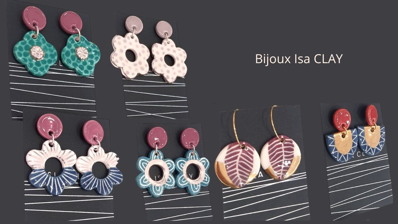 Bijoux en Céramique Isa CLAY