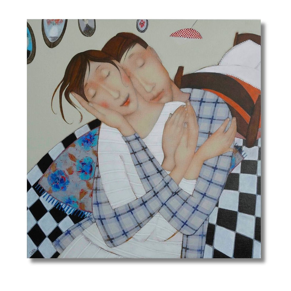 Notre danse - Peinture - Cécile Veilhan