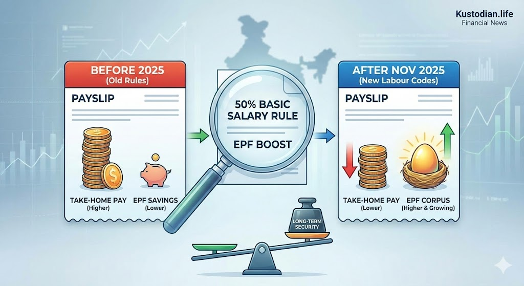 New Labour Codes 2025: Will Your Take-Home Salary Drop? (EPF Rules Explained)