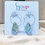 Thumbnail: The Small - Mint & Silver Leather Hoop Earrings