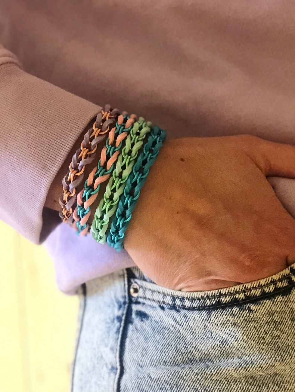 Thumbnail: Colour Popping Chain Bracelet