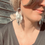 Thumbnail: Delicate Shade of Pink Chandelier Earrings