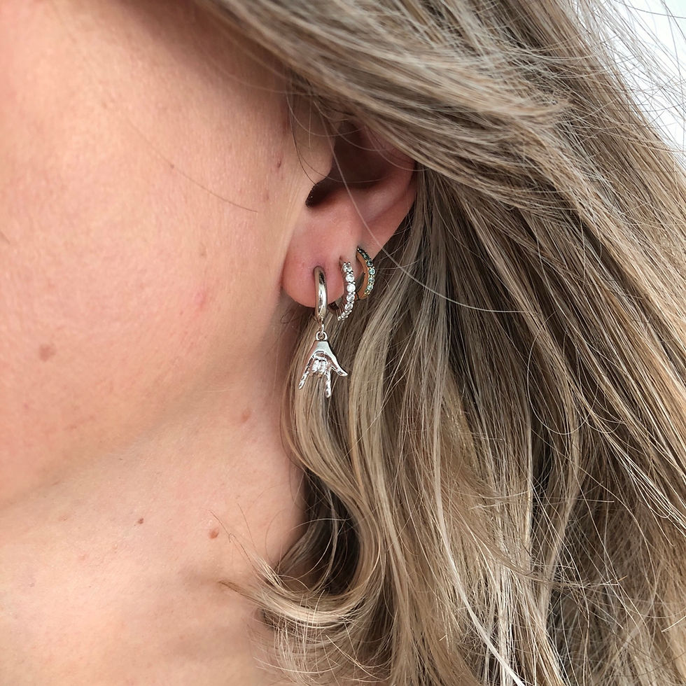 Thumbnail: ‘I Love You’ Huggie Earrings