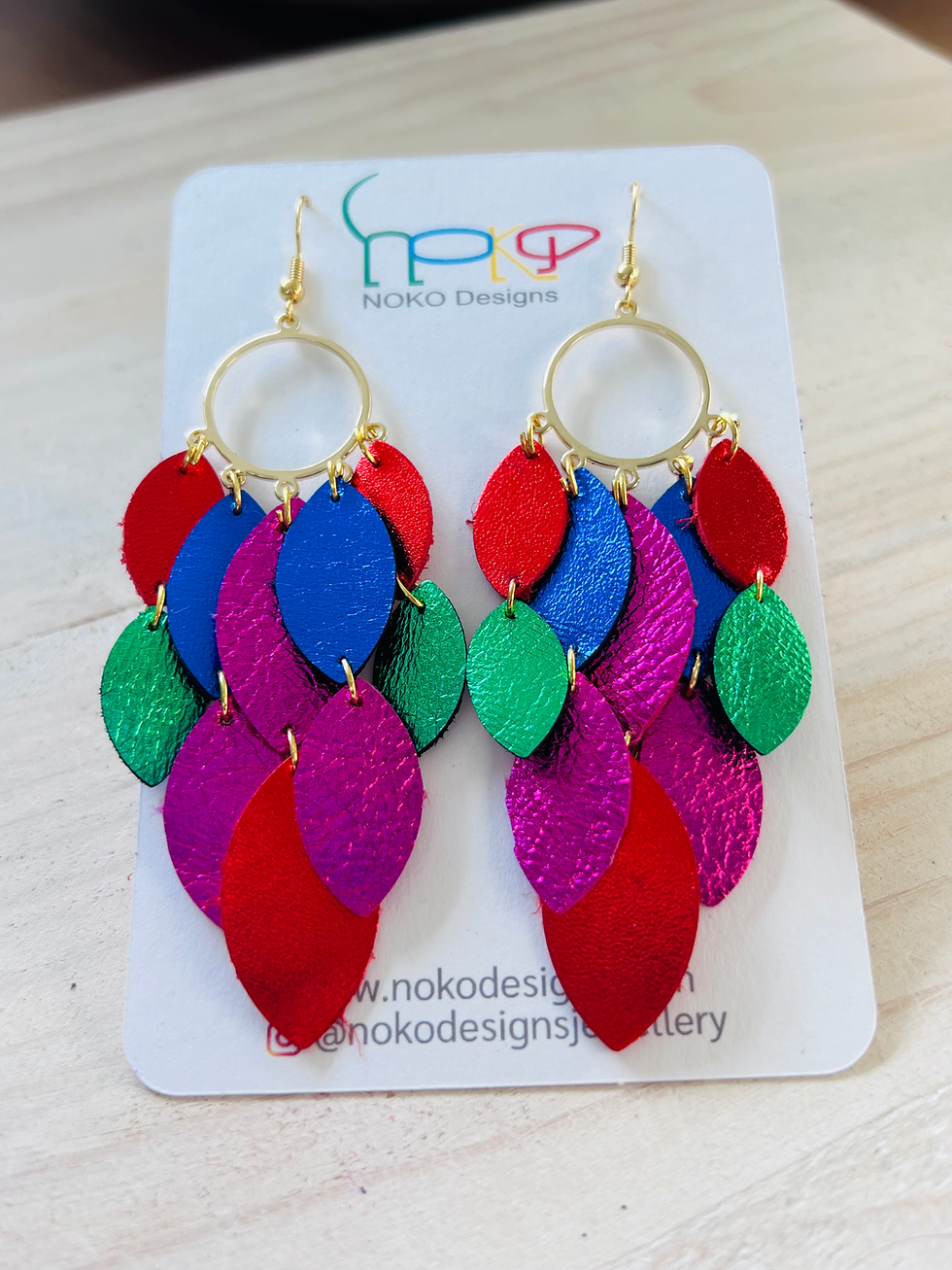 Thumbnail: Rainbow Chandelier Earrings