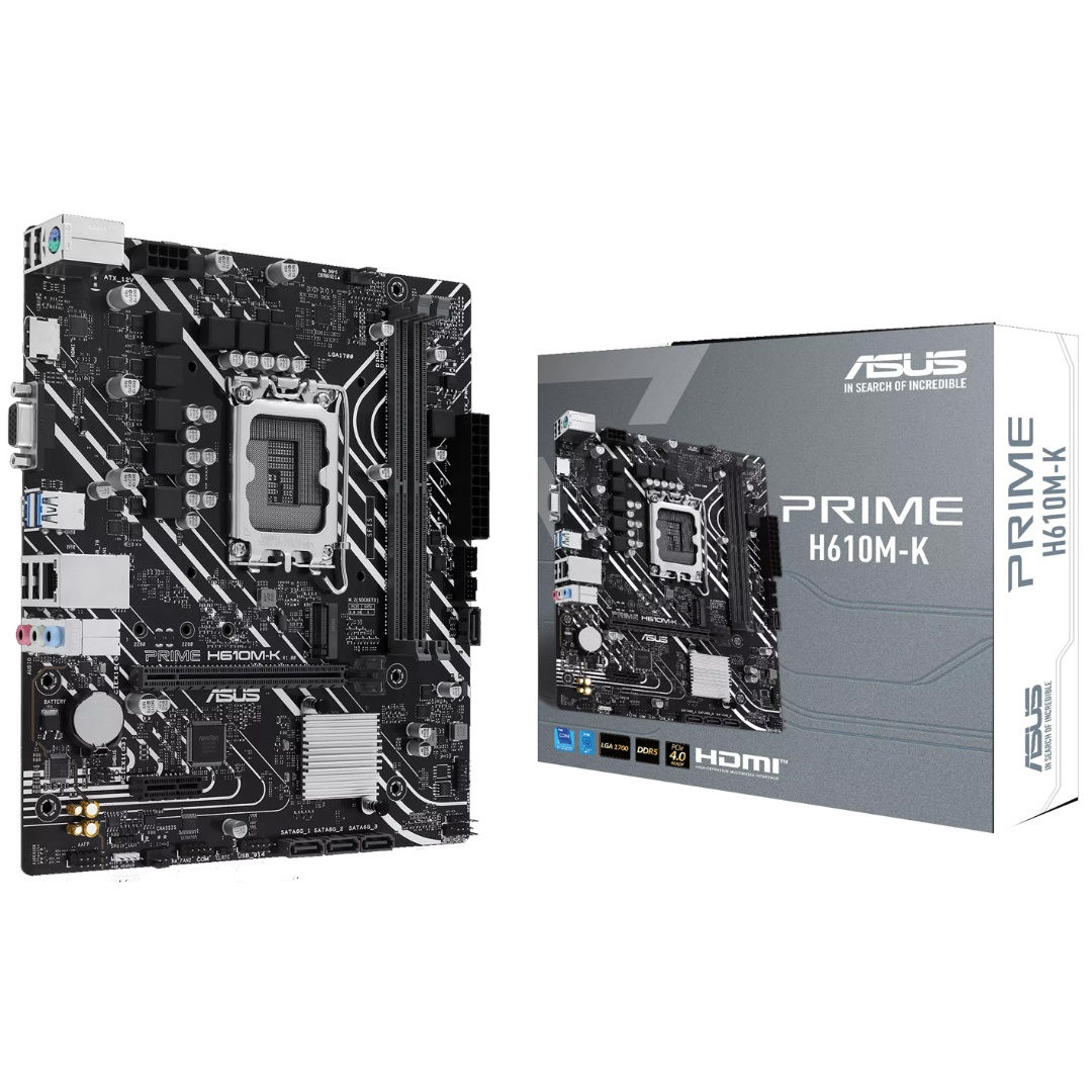 Motherboard Asus Prime H610M-K LGA 1700 DDR5 Micro-ATX