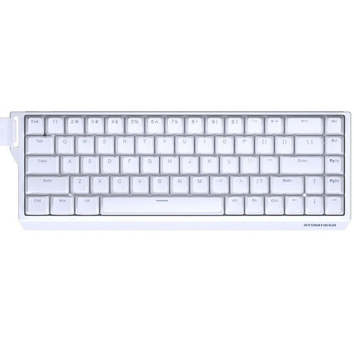 Teclado Magnetico MK811 Atom HE68 65% Fantech WH
