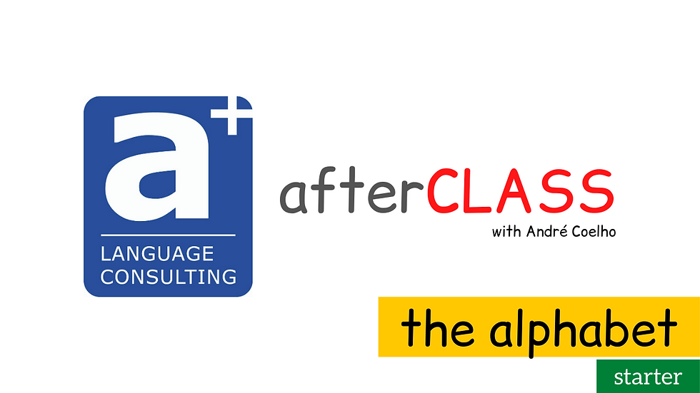 afterCLASS: the alphabet