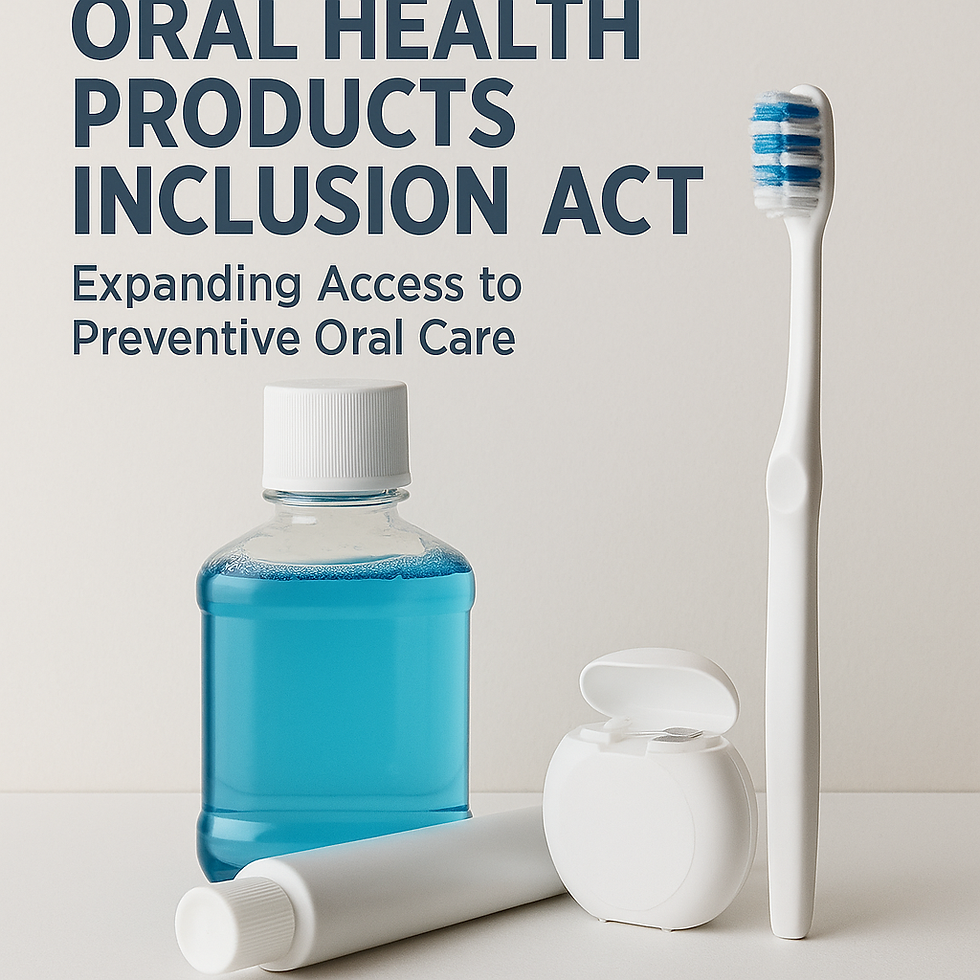 Oral Health Products Inclusion Act