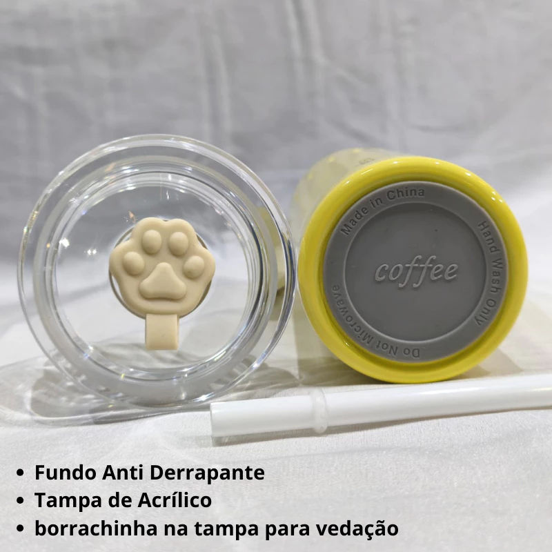 Miniatura: Copo Com Canudo: Mín. Atacado: 1dz