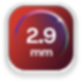 pantalla led de 2.9 mm